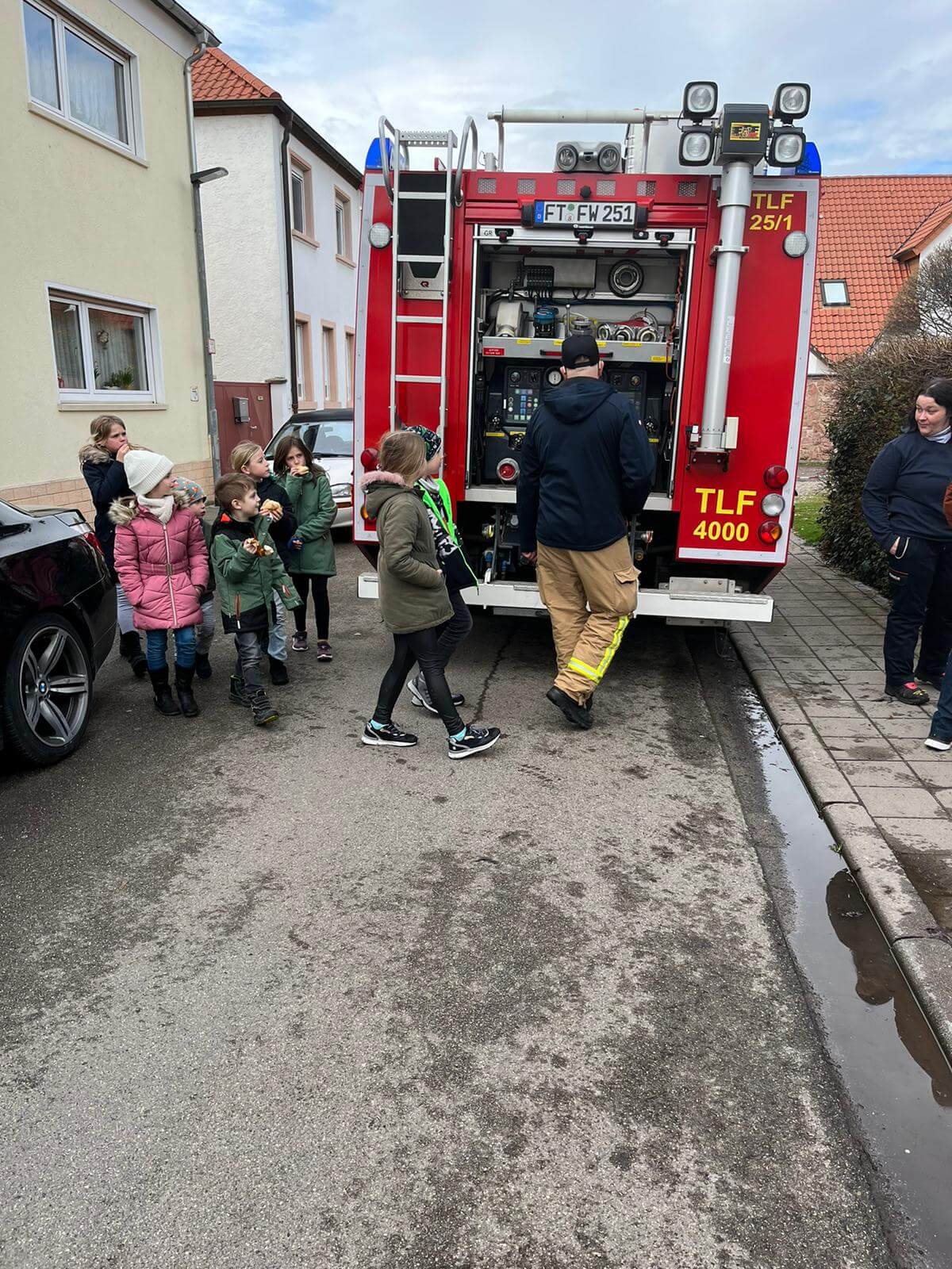 Die Feuerwehr war zu Besuch (2)
